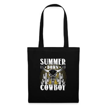 Cowboy Cowboy Boots Western Gift - Tote Bag - black - Front