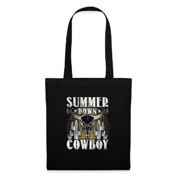 Cowboy - Stoffbeutel - Schwarz - Vorne