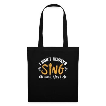 Singer - Tote Bag - black - Front