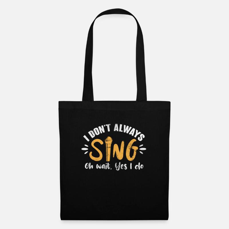 Singer - Tote Bag - black