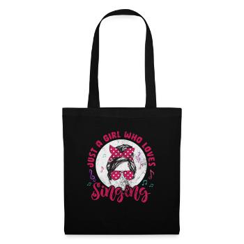 Singer - Tote Bag - black - Front