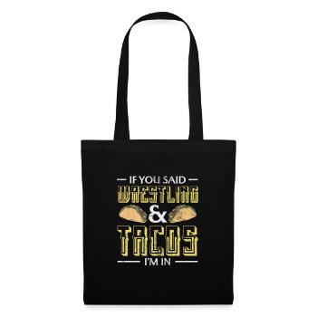 Wrestling - Stoffbeutel - Schwarz - Vorne