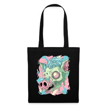 Psychedelic Acid Pig - Tote Bag - black - Front