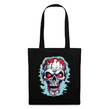 Another zombie skull - Tote Bag - black - Front
