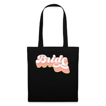 Hen bachelorette party bride - Tote Bag - black - Front