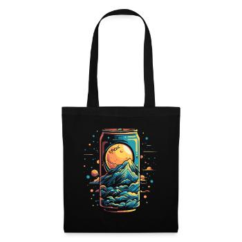 Space Universe Soda Can - Tote Bag - black - Front