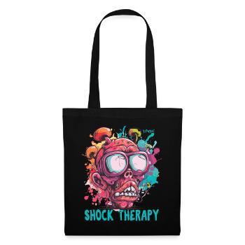 Shock Therapy Crazy Guy Skull - Tote Bag - black - Front