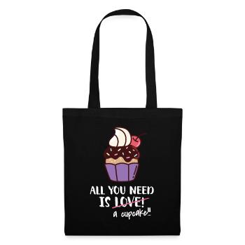 Cupcake Muffin Baking Gift - Tote Bag - black - Front