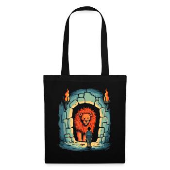 The Quiet, Friendly Dungeon Lion with Friend - Tote Bag - black - Front