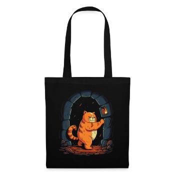 The roundish, thick red dungeon tomcat, the cat - Tote Bag - black - Front