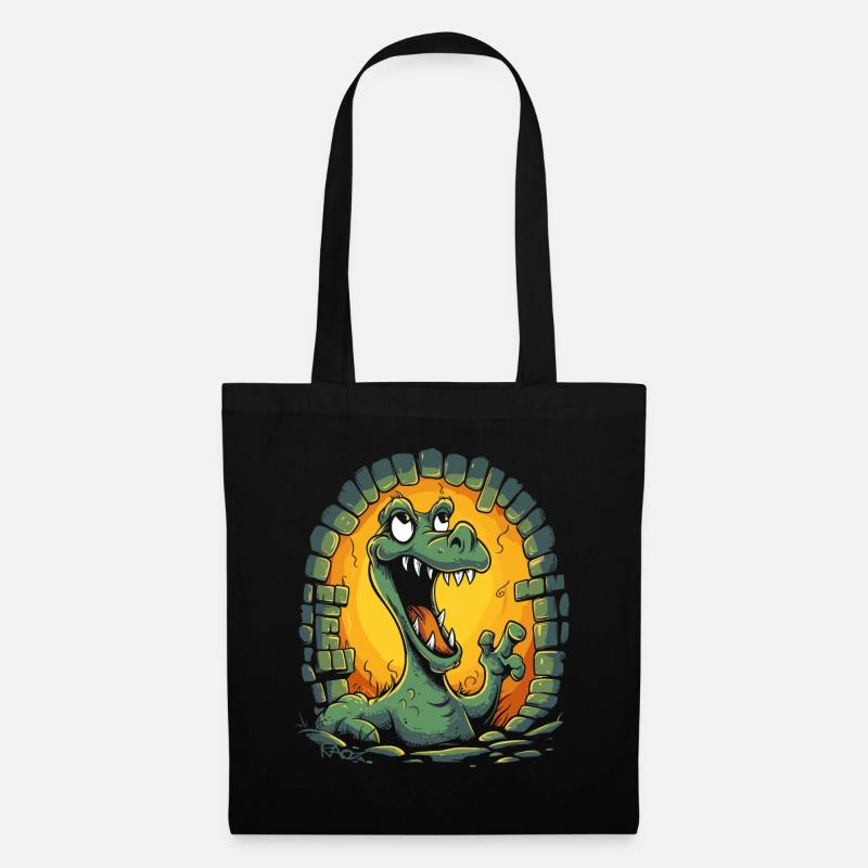 Den sjove tegneserie vittighed Dungeon Dragon - Mulepose - sort