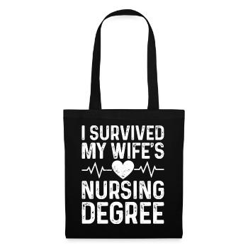 I graduated from nursing school - Tote Bag - black - Front