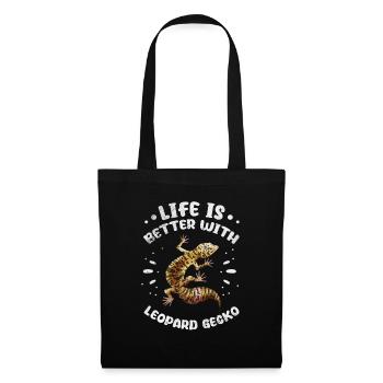 Gecko - Tote Bag - black - Front