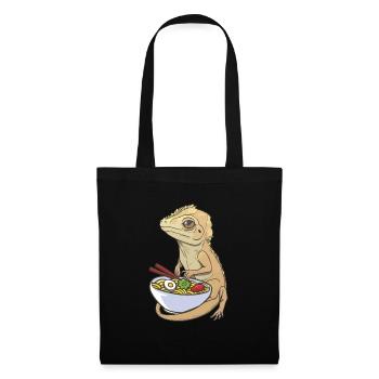 Gecko Salamander Lizard Reptile Gift - Tote Bag - black - Front