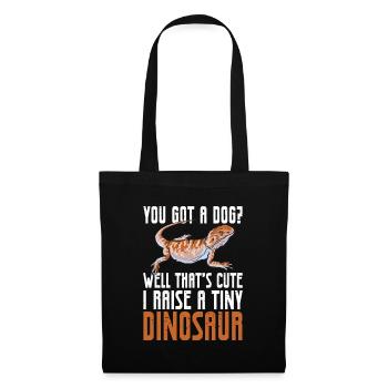 Gecko Salamander Lizard Reptile Gift - Tote Bag - black - Front