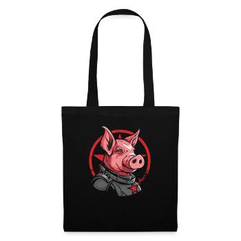 Star Pig - Tote Bag - black - Front