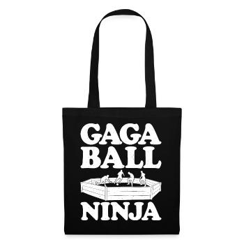 Gaga Ball Dodgeball Joueur de Gagaball Gaga Ball - Sac en tissu - noir - Devant