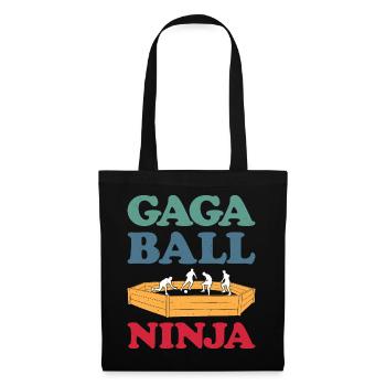 Gaga Ball Dodgeball Joueur de Gagaball Gaga Ball - Sac en tissu - noir - Devant