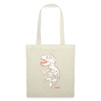 Drôle Cool Gris Lézard Blanc - Sac en tissu - nature - Devant