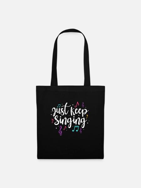 Singer Singer Singing Musician Gift - Tote Bag - black