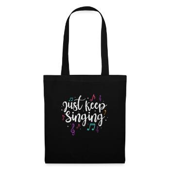 Singer - Tote Bag - black - Front