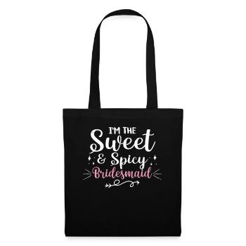 Vieille fille - Sac en tissu - noir - Devant