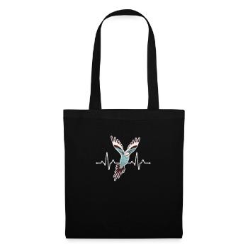 Perruche oiseau animal de compagnie perruche cadeau - Sac en tissu - noir - Devant