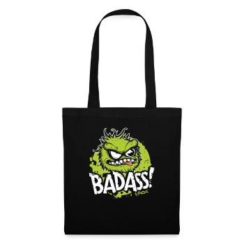 Cette drôle de créature mignonne est badass - Sac en tissu - noir - Devant