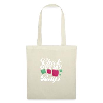 Cornhole pouf trou aveugle cadeau - Sac en tissu - nature - Devant