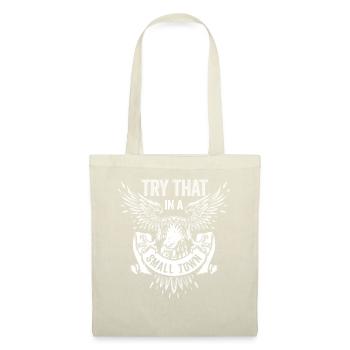 Small Town American Retro Eagle Vintage - Tote Bag - nature - Front