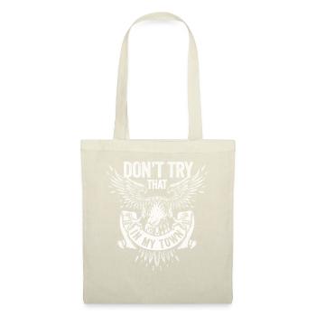 Small Town American Retro Eagle Vintage - Tote Bag - nature - Front
