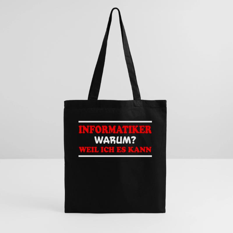 Informatiker Spruch Lustige Programmierer Geschenk Stoffbeutel