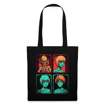 Just a cool horror cartoon - Tote Bag - black - Front