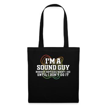 Sound Guy Not A Magician - Tote Bag - black - Front