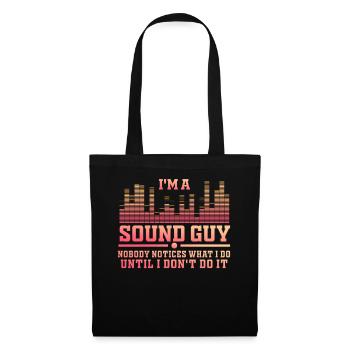 Sound Guy Not A Magician - Tote Bag - black - Front