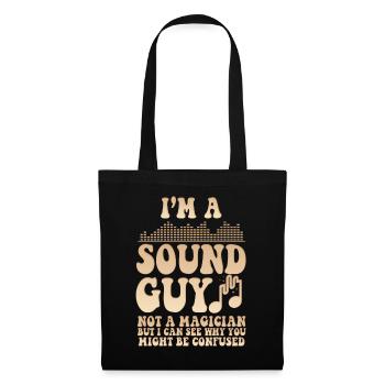 Sound Guy Not A Magician - Tote Bag - black - Front