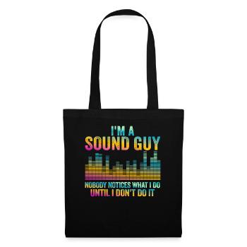 Sound Guy Not A Magician - Tote Bag - black - Front
