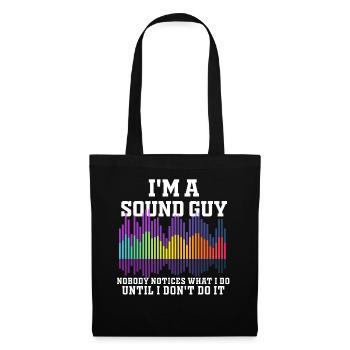 Sound Guy Not A Magician - Tote Bag - black - Front