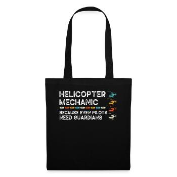 Helicopter Mechanic Guardian Pride - Tote Bag - black - Front