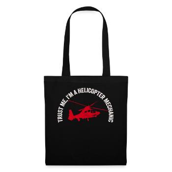 Trust Me I'm A Helicopter Mechanic - Tote Bag - black - Front
