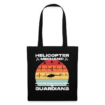 Helicopter Mechanic Guardian Pride - Tote Bag - black - Front