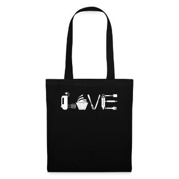 Cupcake Muffin Baking Gift - Tote Bag - black - Front