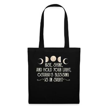 Ostara Witch Moon Eostre Spring Eastern - Tote Bag - black - Front