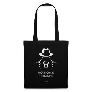 Love of Crime and Film Noir: A Detective - Tote Bag - black - Front