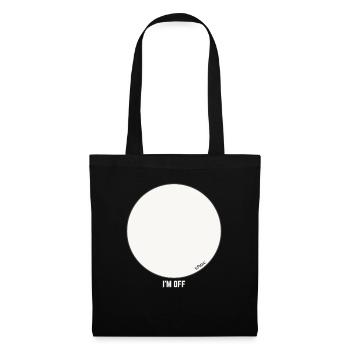 Blank Circle Design - I'm Out - Tote Bag - black - Front