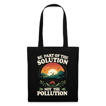 No Littering Anti Littering Earth Day - Tote Bag - black - Front