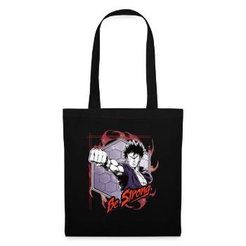 Be Strong - Anime Fighter - Tote Bag - black - Front