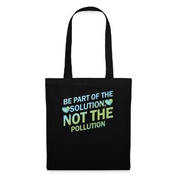No Littering Anti Littering Earth Day - Tote Bag - black - Front