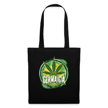 yes ayah! Germaica Germany cannabis Jamaika legal - Stoffbeutel - Schwarz - Vorne