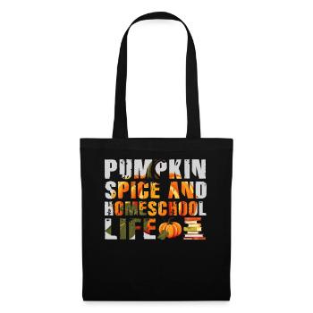Pumpkin Spice et la vie à la maison - Sac en tissu - noir - Devant